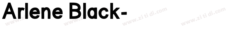 Arlene Black字体转换